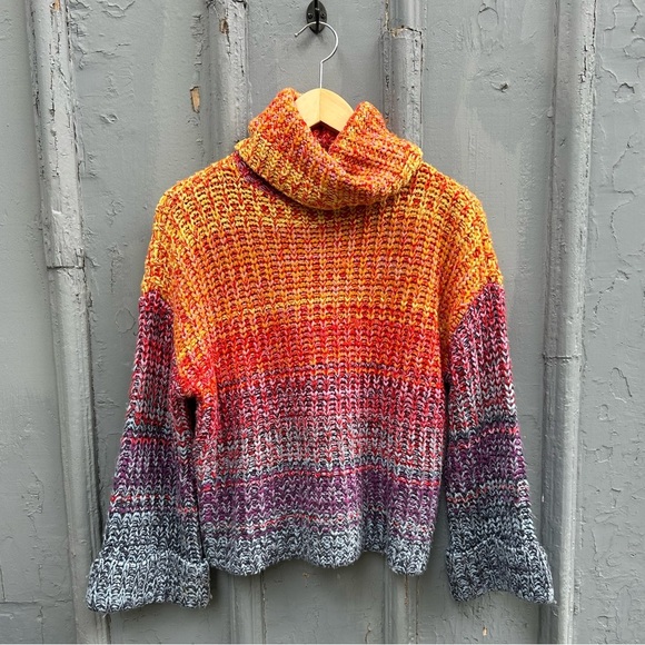 525 America Rainbow knit turtleneck, size xs - Picture 9 of 10